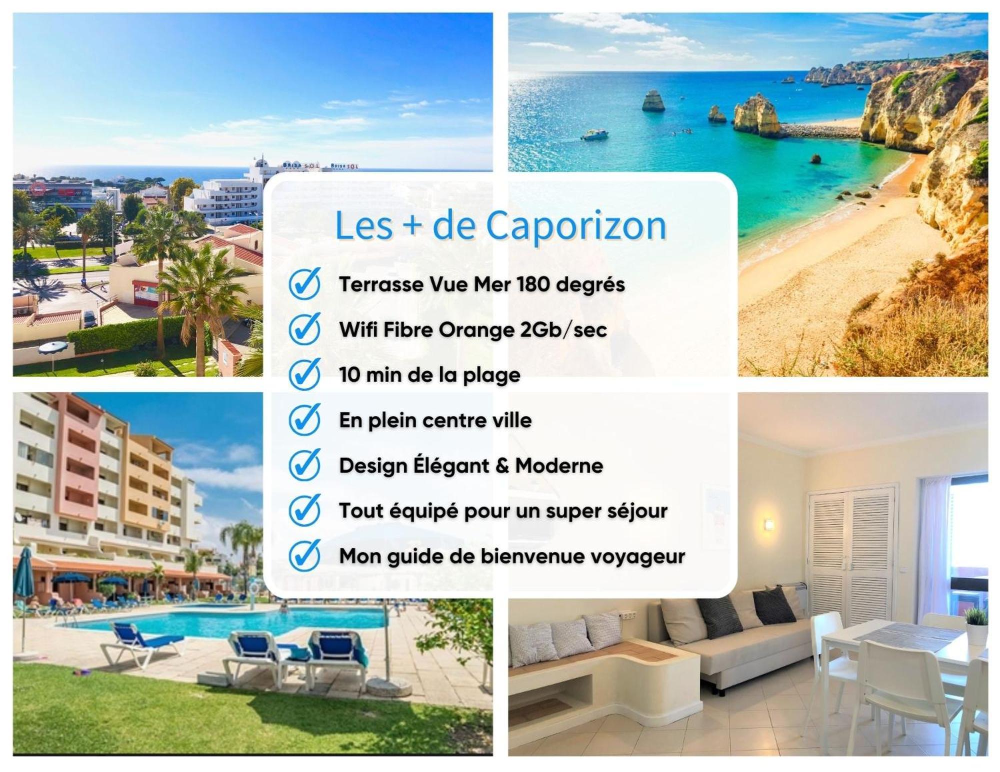 Appartement Caporizon-albufeira-vue Panoramique Mer-hyper Centre-4 Personnes *